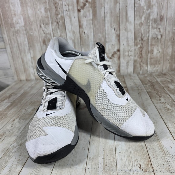 Nike Metcon React Training Shoes Crossfit Gym Fitness White Black Size 12 - Picture 6 of 8